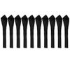 F FIERCE CYCLE Popruhy s háčky Nákladové popruhy Černý nylon 10 ks pro motocykl ATV UTV 2,5x20,5cm