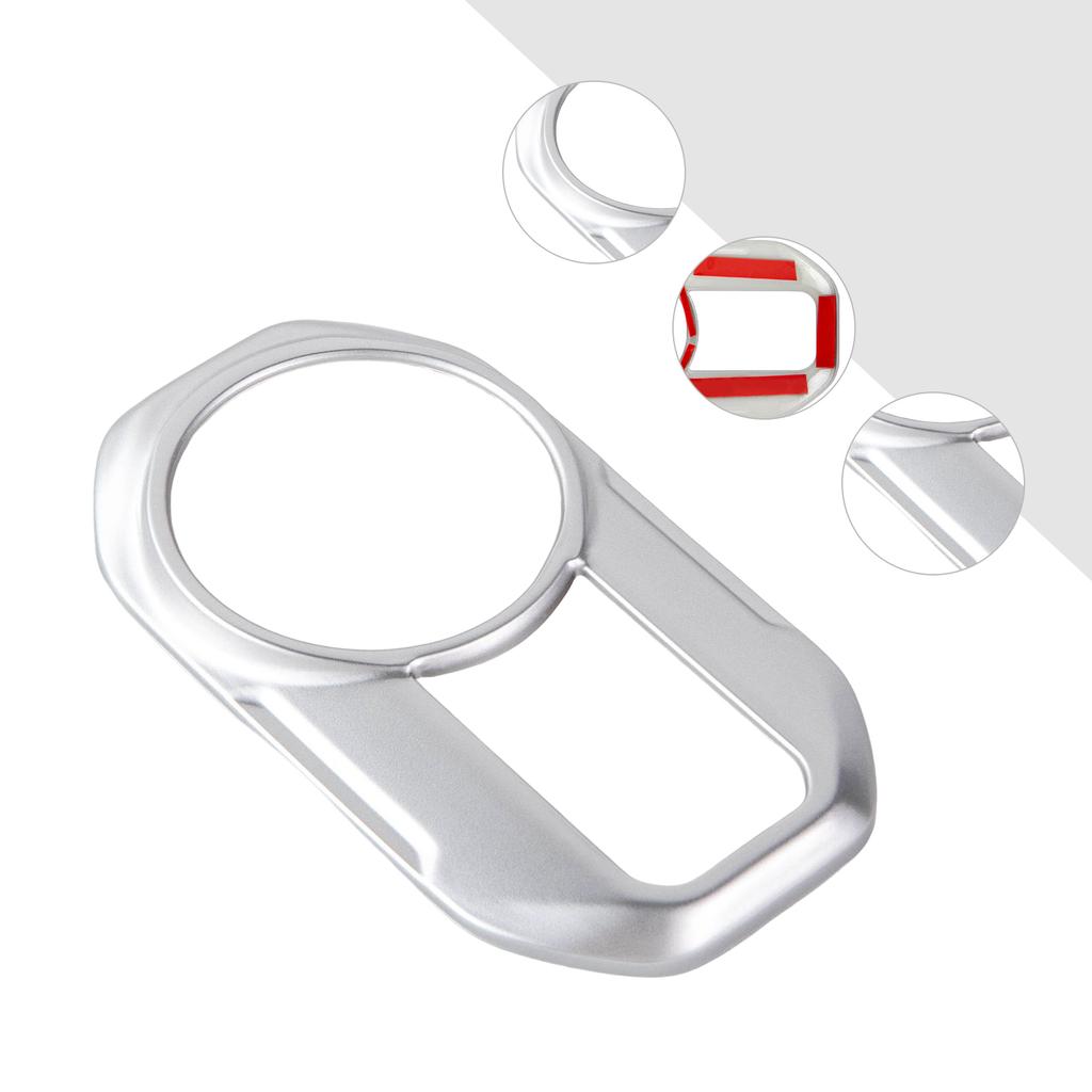 Headlight Lamp Switch Button Cover for Wrangler JL 2018-2025 Decoration White Cover Trim for Headlight Lamp Interior Accessories