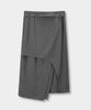 Yujen Asymmetric Layered Wrap Skirt_2 Color