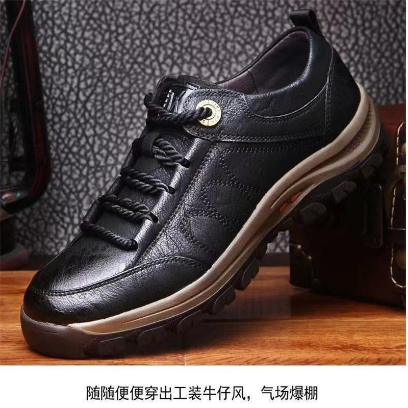 

CINESSD 2024 Новые осенние и зимние новые скальные туфли Повседневная утепленная мужская спортивная обувь 40(Foot 25cm) чёрный