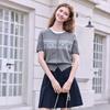 Betu Women's Jacquard Short Sleeve Knit Top