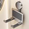 Punch-Free Suction Cup Hair Dryer Holder Aluminum Hair Dryer Rack  Bathroom