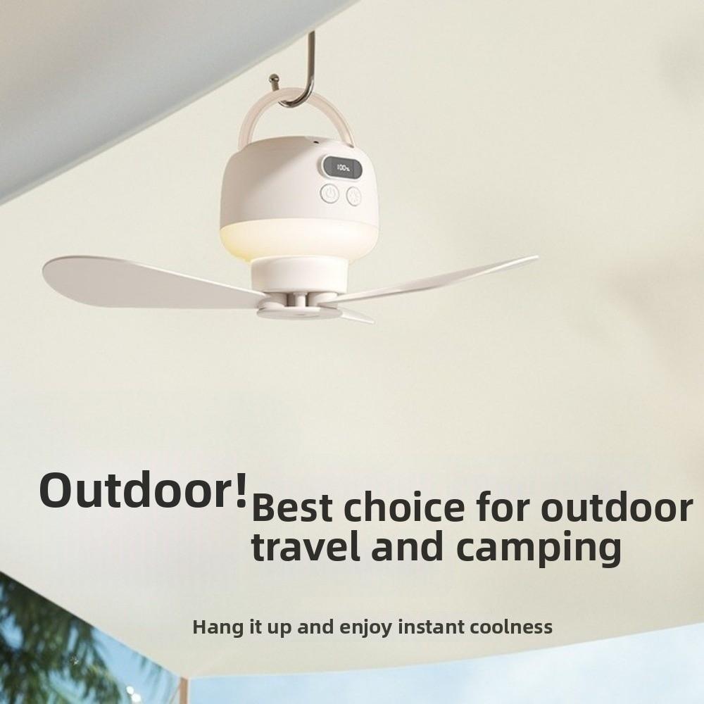 Rechargeable Ceiling Fan Light Energy Saving Intelligent Hanging Fan Light 3 Gears with Remote Control Electric Fan Night Lamp