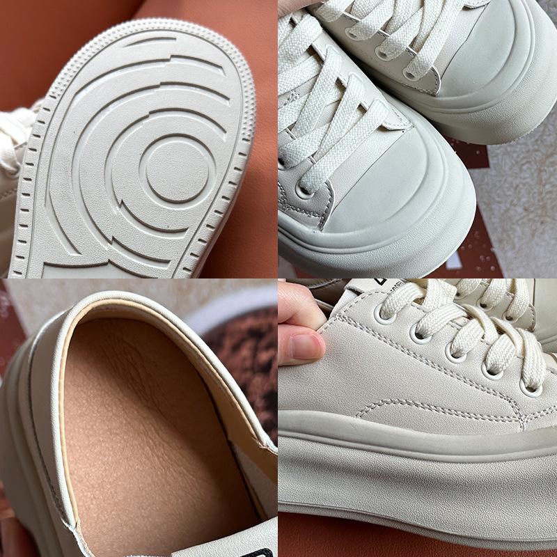 thick-soled two-wearing little white shoes for women's spring new soft-soled women's shoes, casual versatile sports shoes for children