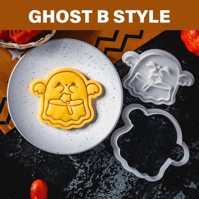 5 Set Biscuit Molds Baking Accessories Halloween Cookie Moulds Biscuit Molding Baking Supplies Suitable for Baking