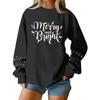 Women  Tops Women's Long Sleeve Sweatshirt Casual Crewneck Loose Fit Pollover Fleece Tops