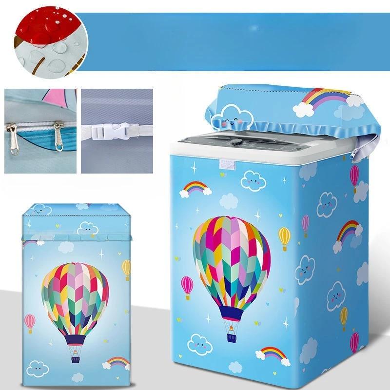 Capa para Máquina de Lavar com Abertura Superior, Capa Impermeável e Protetora Solar, Capa Protetora contra Pó, Pano de Cobertura Isolante Térmico Totalmente Automático