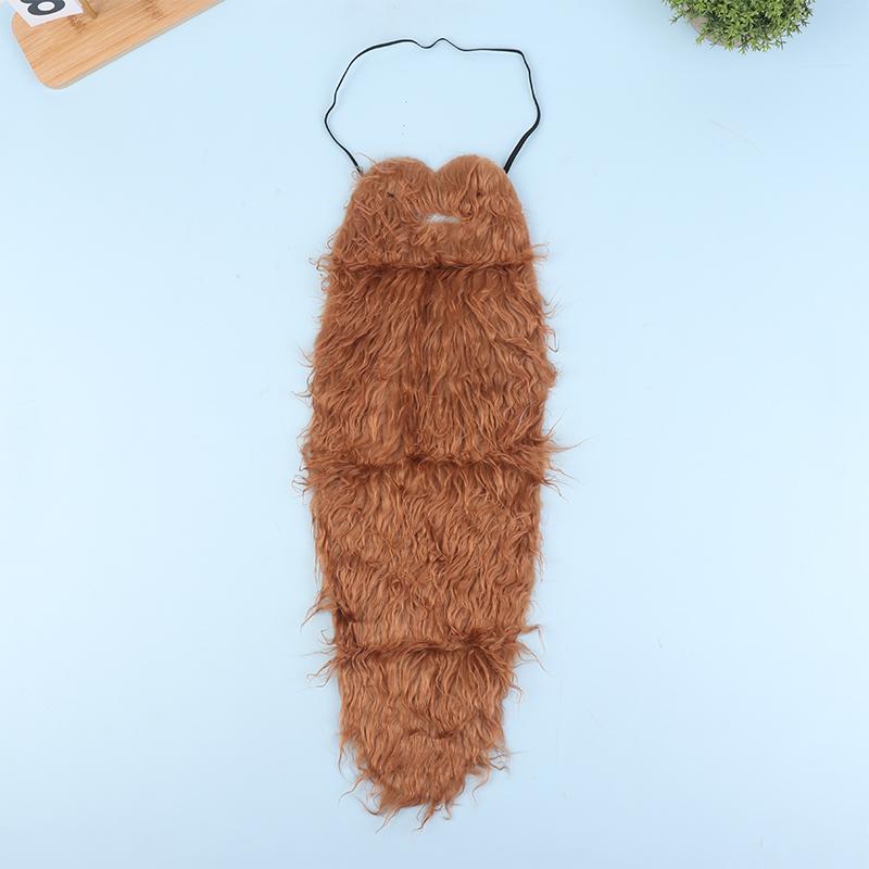 Fake Beard Dress Up With Elastic Rope Facial Hair Cosplay Fake Mustache For Stage Performance Holiday Masquerade Festive