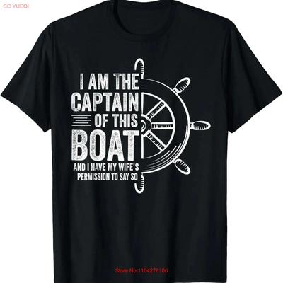Bootsfahren s Ich bin der Kapitän dieses Bootes Segeln Skipper T-Shirt vintage gewaschen atmungsaktiv stilvoll weich streetwear
