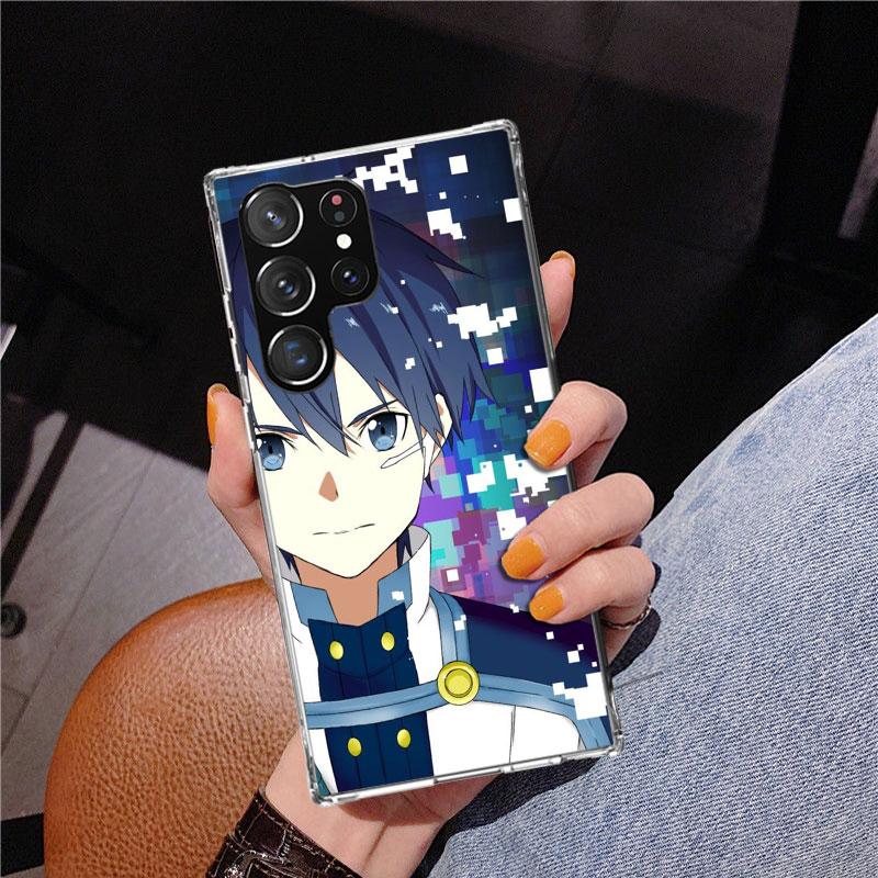 Sword Art Online Kirito Phone Case For Samsung Galaxy S24 S25 Edge S26 Ultra S23 S22 S21 Plus S20 FE + Personalized Print Cover