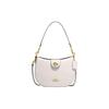 New Ella Cow Leather Handbag, Shoulder Bag Medium Size Women's White CH196-IMCHK
