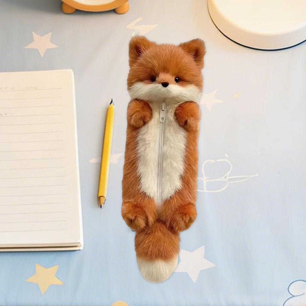 Pencil Case Cosmetic Bag Supplies Stationery Organizer Large Capacity Cartoon Storage Holder