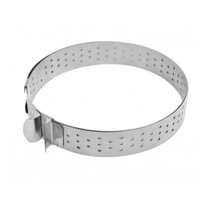 Perforated Expandable Tart Ring - 16 To 30 Cm