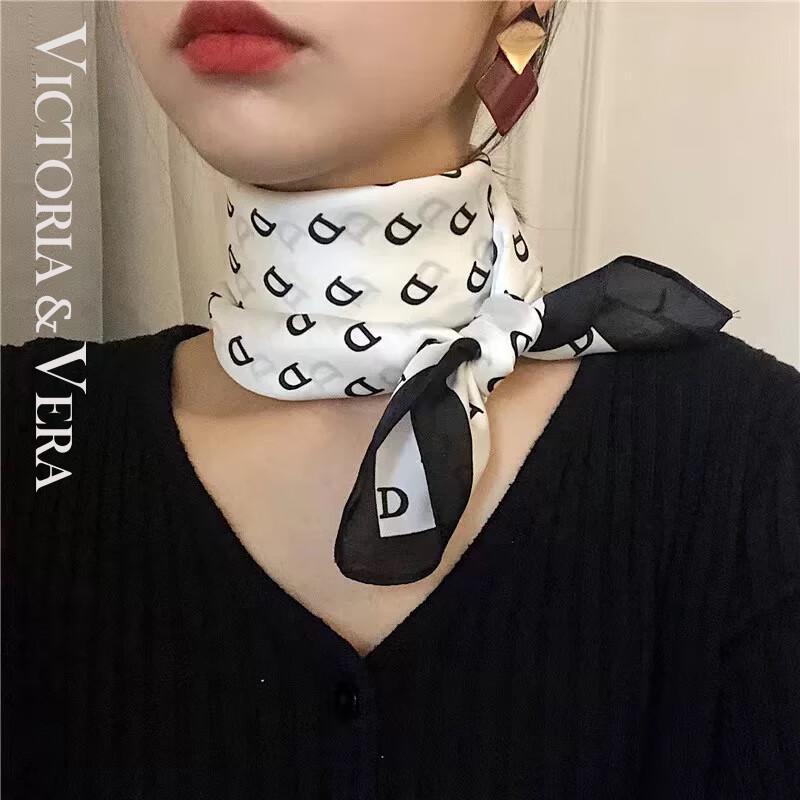 VICTORIA&VERA Spring/Summer V825ZS80 Mulberry Silk Printed Scarf