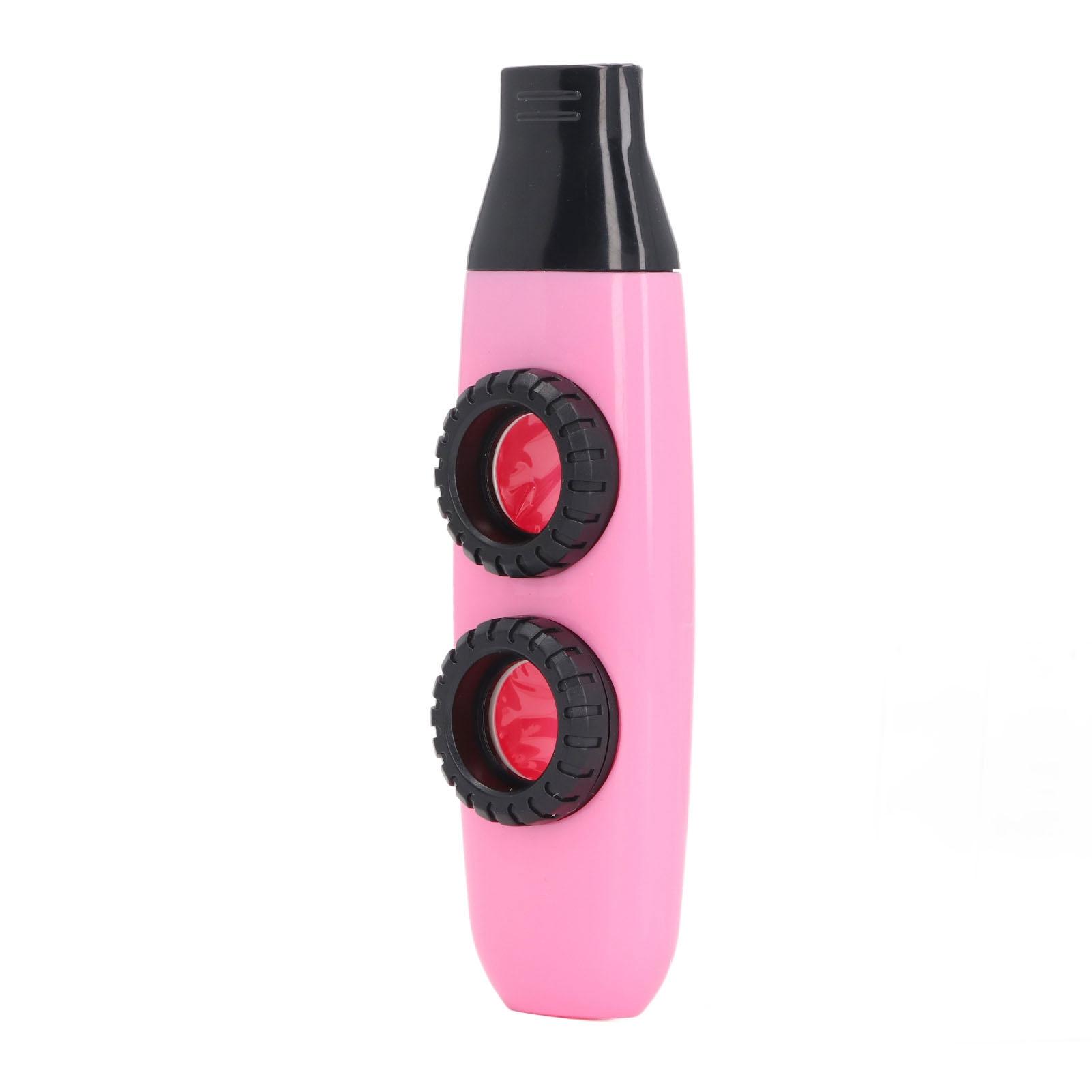 Kazoo Flute Dual Hole Flute Musical Wind Instrument with Diaphragm for Playing Performance