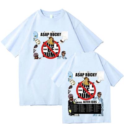 Asap Don’t Be Dumb Tour 2026 T-Shirts Short Sleeve Crew Neck Cotton Clothes Harajuku Unisex Hip Hop Tee