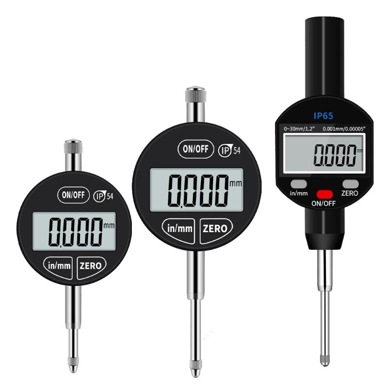 Waterproof Oil Resistant Digital Dialling Indicators Large LCD Screen 0.001mm Accuracy Thickness Depth Height Measurement Tool