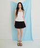 Moui Jacquard Mini Skirt (Black)