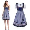 Stylish Women's Oktoberfest Trachten Dirndl Traditional Dress With Floral Pattern And Apron