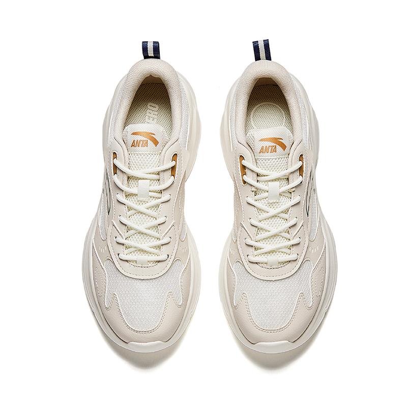 Anta Simple And Versatile Comfortable Casual Shoes Men Sneakers Off-White 912528810-6