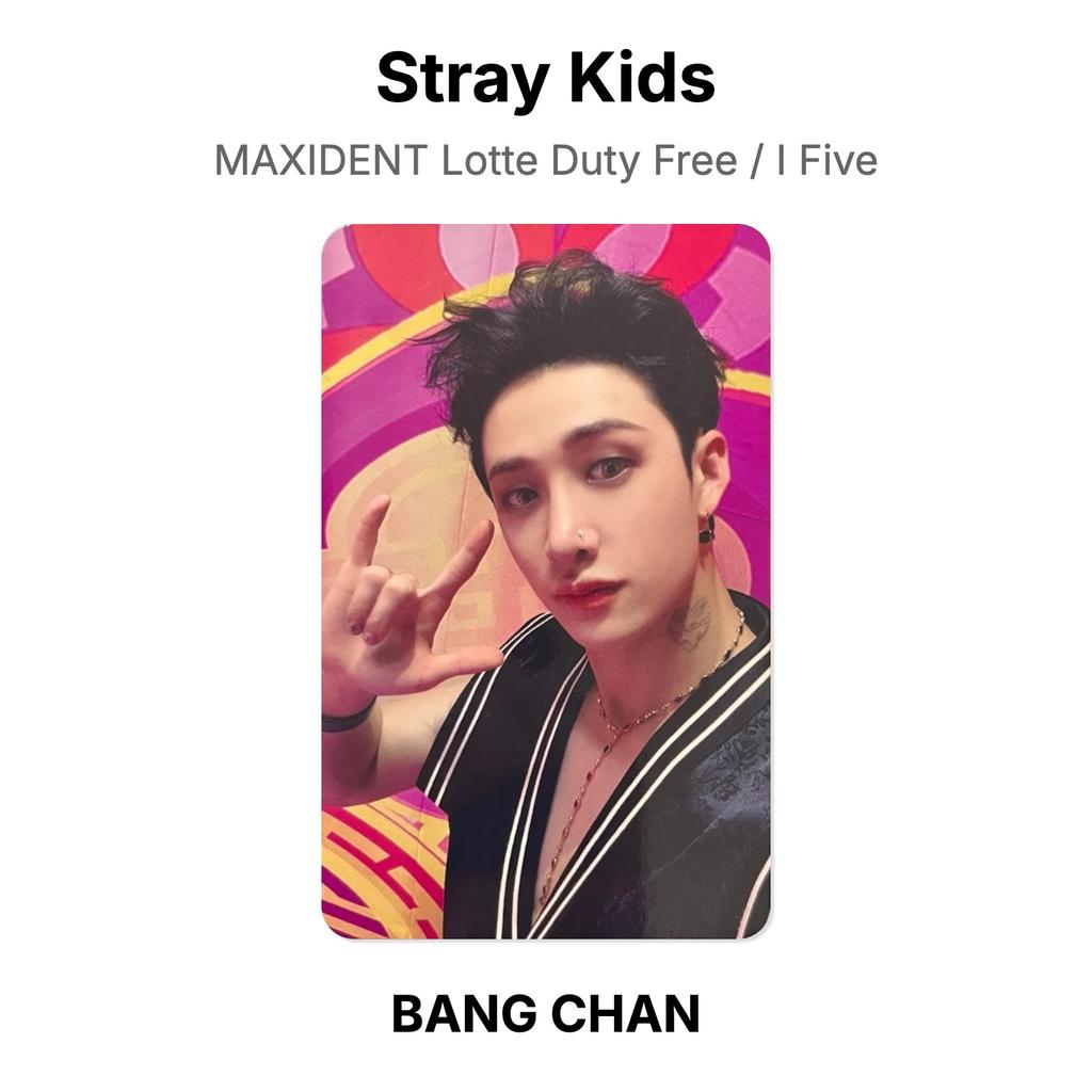 Stray Kids MAXIDENT Lotte Duty Free / I Five Fotocard Ufficiale