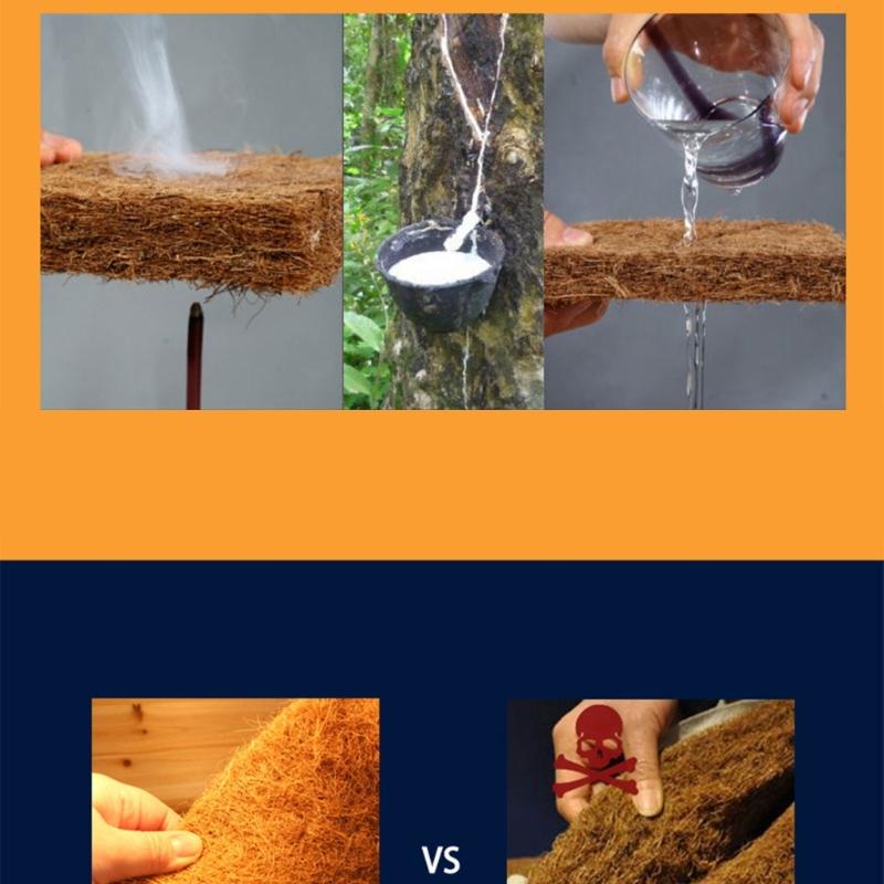 Reptiles Bedding Mat for Terrariums Waterproof CoconutFiber Carpet BeardedDragon Substrate Liner Mat for TortoiseGeckos