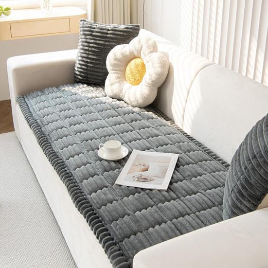 Couch Cover for Dogs Washable Non Slip Pet Couch Cover Soft Fuzzy Sofa Slipcovers Thick Couch Protector for Sofas Couches