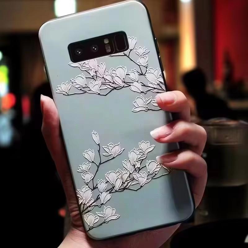 For Nokia G20 / G21 / G22 Case 3D Flower Relief Silicone Emboss Back Covers for Nokia G22 Cases Lovely Soft Protective Cartoon