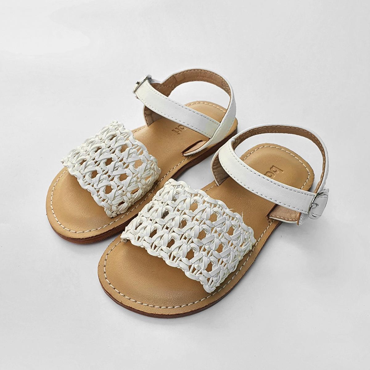 

[BABYZZAM] Унісекс Сандалі Pepper Колір слонової кістки, BB346, 7000008883, Популярне корейське взуття 220