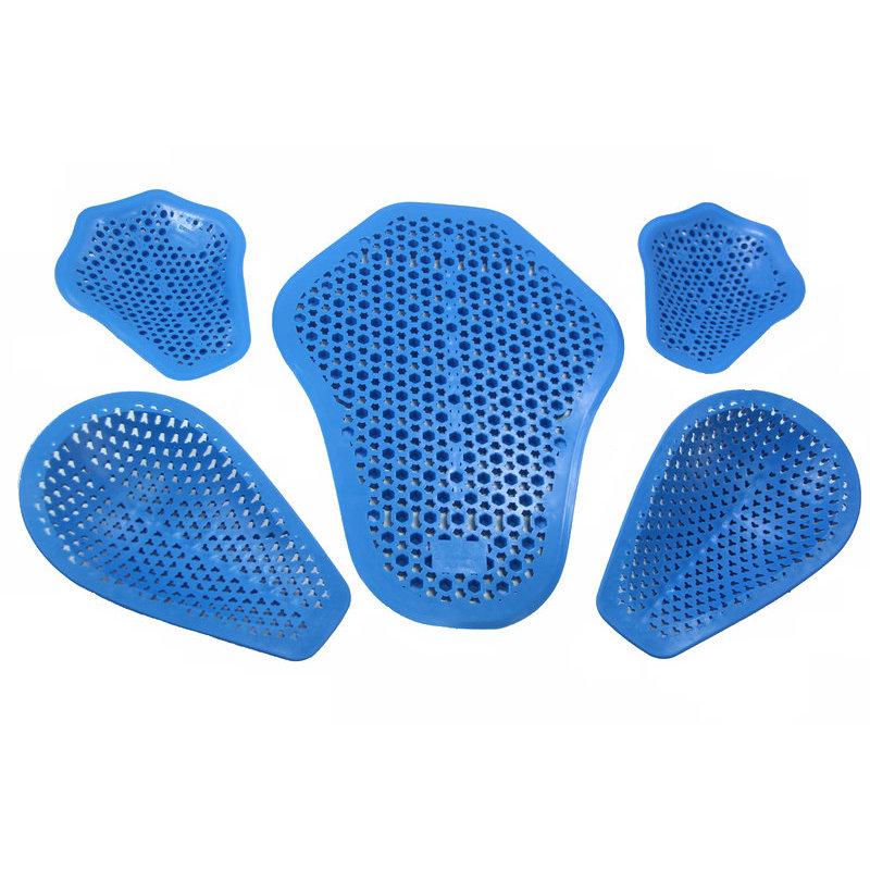 Insert Silica Gel Honeycomb Armor Back Elbow Shoulder Protector Pads For Motorcycle Riding Shirt Jacket Replacement A Set Of 5
