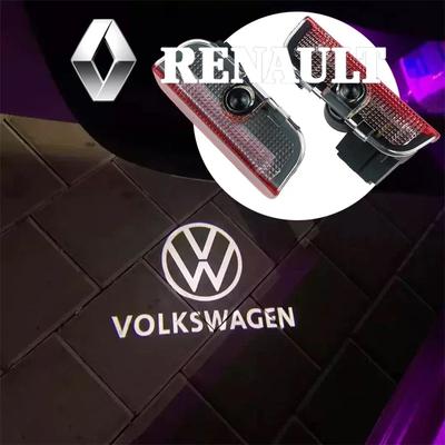 2PCS/Set For VW Golf CC Touareg Passat Scirocco Tiguan Variant B8 Car Door Light Logo Laser Projector Welcome Light
