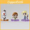 Frozen Elsa Olaf Pvc Model Set Collectible Figures Children Decor Playroom