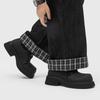 Trendige Herrenschuhe mit dicker Sohle zum Schnüren Luxus-Designer Minimalistischer Stil Party Alltag Arbeit Büro 38-46 Schuhe Heißer Verkauf