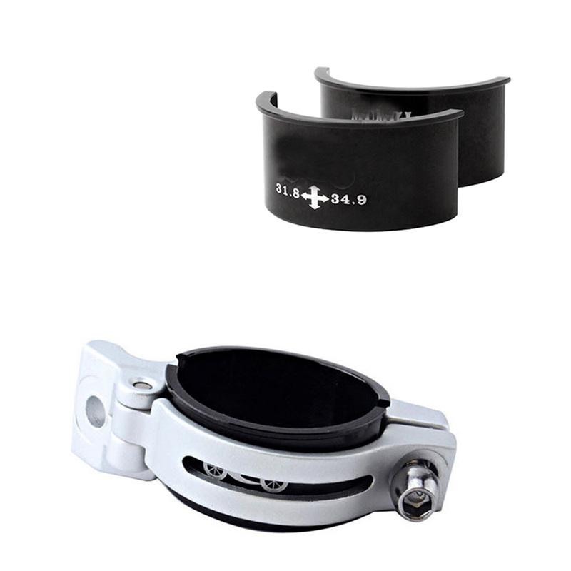 Road Bicycle Accessories Aluminum Alloy Conversion Shim Reducing Spacer Bike Front Derailleur Gear Clamp Adapter