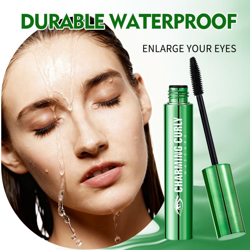 Volumizing & Lengthening Waterproof Mascara - Black Lash Enhancer, Suitable for Every Lash, Makes Them Defined, Long, Curled, Clump-Free