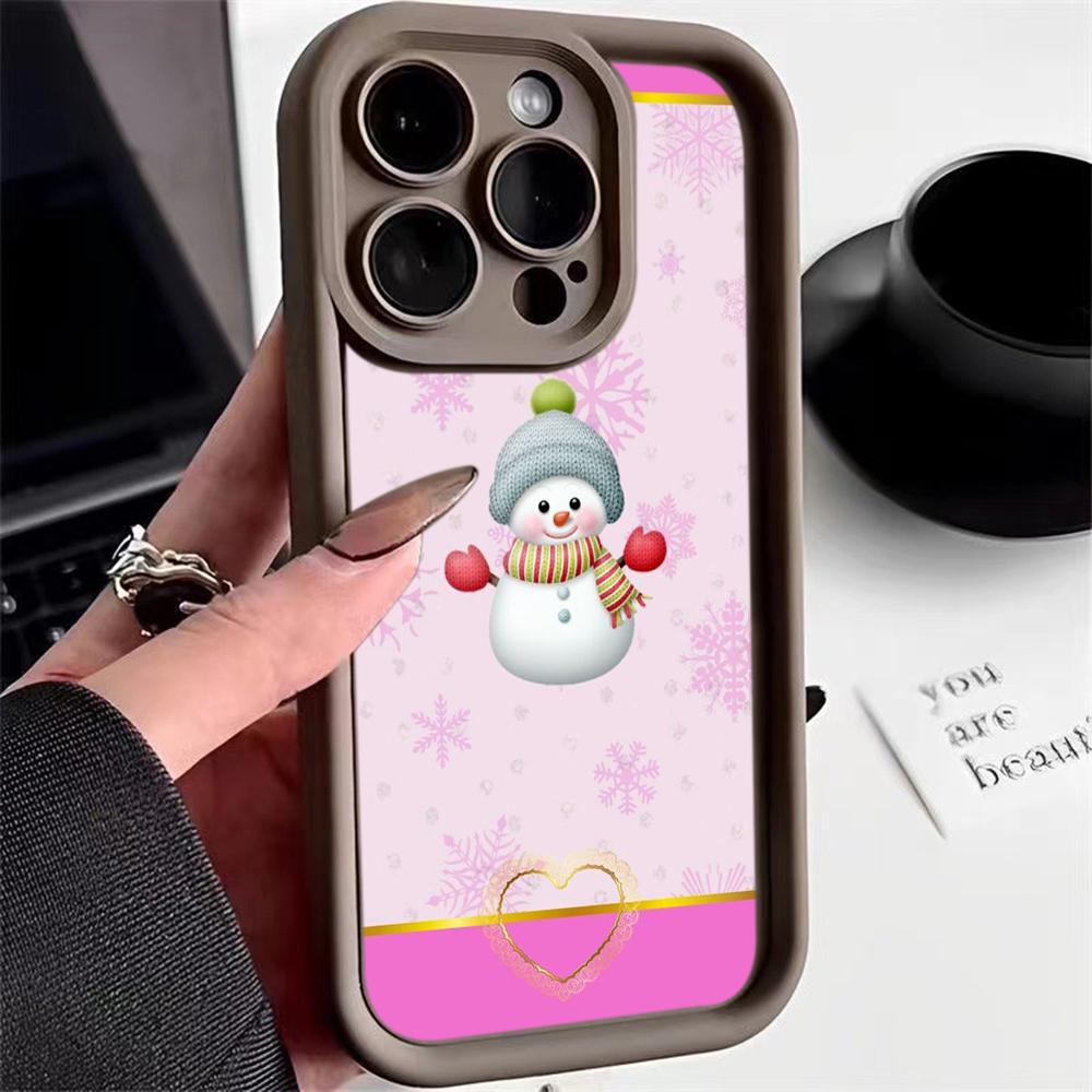 Ae108 Happy New Year Merry Christmas Phone Cases for Xiaomi 14T 12 11 Lite 5G NE Redmi 13C 14C 9a A3 Note 12 Pro 11s Angel Eye Ladder Protective Cover