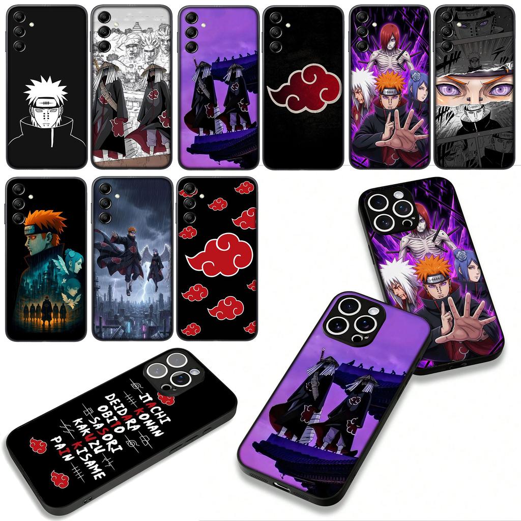 Poster Pain Akatsuki Naruto Case for Samsung Galaxy A25 A37 A57 A12 A14 A31 A41 A50 A51 A70 A71 A72 A21S A04 M15 Note 20 9 8 10