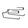 Under Cabinet Paper Towel Holder Dual Hanging Rack Multifunction Metal Kitchen Paper Towel Holder