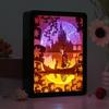 Anime Lichtbox 3D Led Nachtlicht Prinzessin DIY Papierschnitt Schattenbox Licht Bilderrahmen Atmosphäre Licht Raumdekor Kinder Geschenk