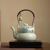 Gourd Beam Pot Ceramic Teapot Tea Large Kung Fu Tea Kettle with Filter