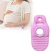 Inflatable Pregnancy Pillow Convenient Gift with Belly Hole Maternity Pink