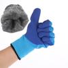 1 Pair Waterproof Work Safety Glove Winter Thermal Gloves Anti-Slip Grip Rubber Garden Gloves For Worker Builder Hands Protection