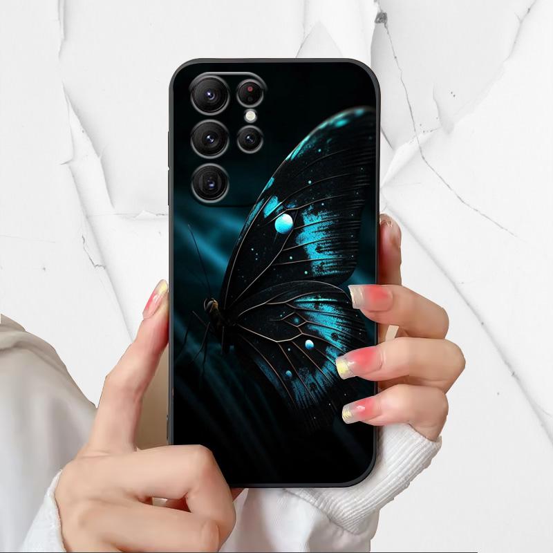 Astronaut Pattern Phone Case For Samsung Galaxy S25 Ultra Covers For Galaxy S 25 Ultra Soft Silicone Shell Black TPU Fundas