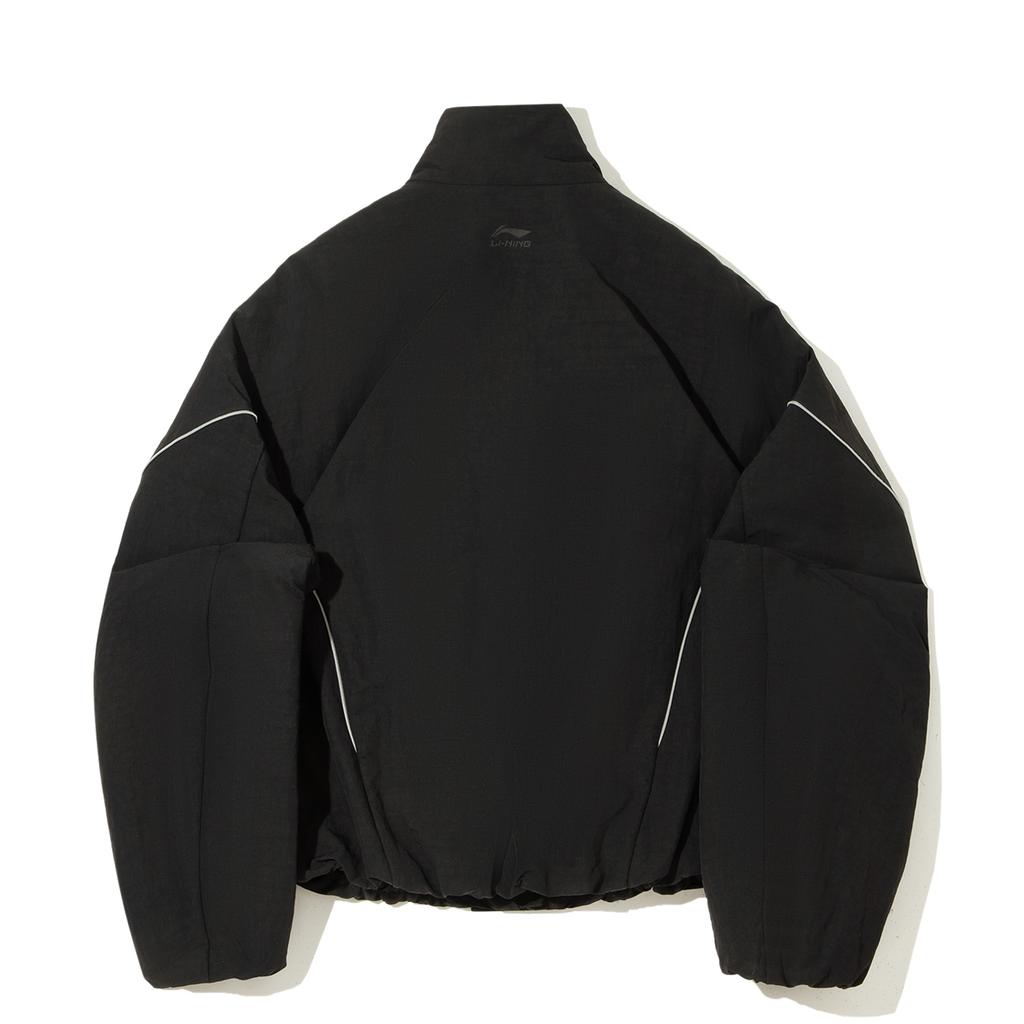 Li Ning Loose Warm Comfortable Stand Collar Casual Sports Cotton Jacket Women Jacket AJMW070-2