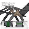 Folding Lounger for Sitting or Sleeping, Ideal for Naps and Elderly, with Backrest, Perfect for Balcony or Home Use.