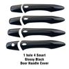 Car Decoration Door Handle Cover For Infiniti QX50 QX56 QX60 QX70 2008-2024 Carbon Fiber Glossy Black Cars Accessories