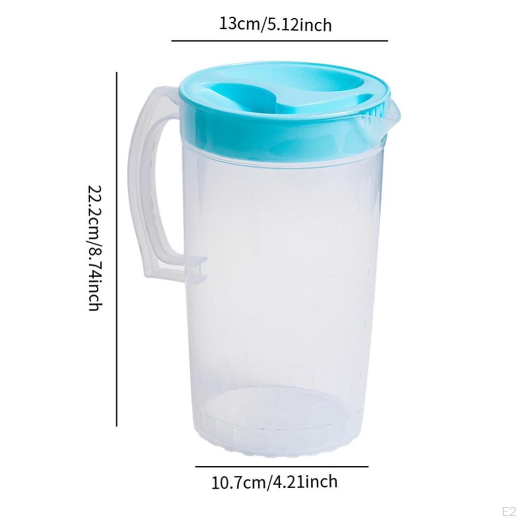 2.2L Carafe with Spout, Water Jug Handle for Milk And Juice in Fridge
