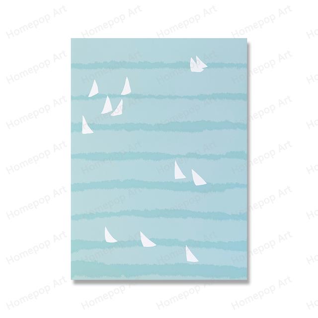 Animals Egret Seagull Fish Poster Golden Gate Bridge Landscape Art Canvas Painting Sailboat Sailing Wall Pictures Home Decoratio