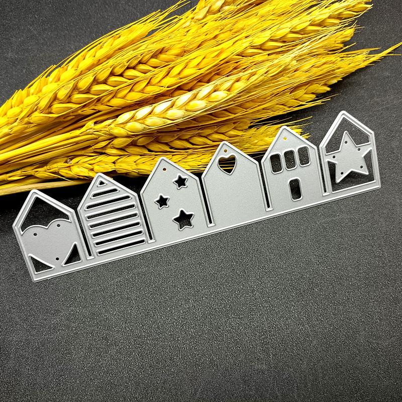 

Любовь Звезда Дом Бумага Художественный Дизайн Шаблон Металлические Трафареты DIY Скрапбукинг Трафарет для Тиснения Бумага Ремесло Шаблон Альбома серебряный