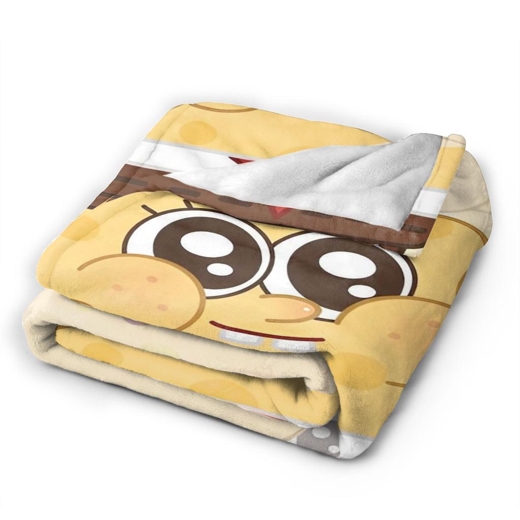 Cute SpongeBob SquarePants Cartoon Blanket Flannel Awesome Warm Throw Blankets for Home Restaurant All Season